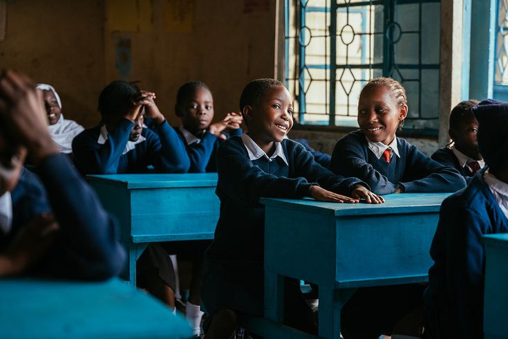 Children learning in a classroom